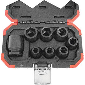 982G 45 - SETS OF SOCKETS - Orig. Gedore red